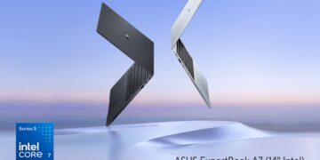 يدعم جهاز ASUS ExpertBook A7 معالجا يصل إلى Intel Core 7 Series 3