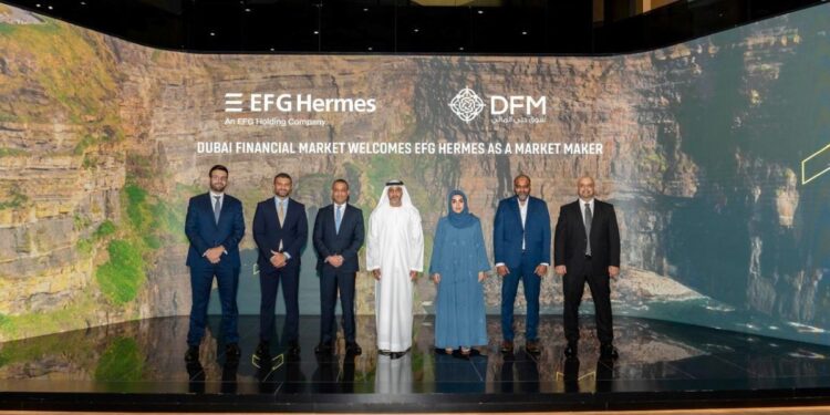 شركة EFG Hermes UAE تطلق خدمات صناعة السوق وتوفير السيولة في سوق دبي المالي